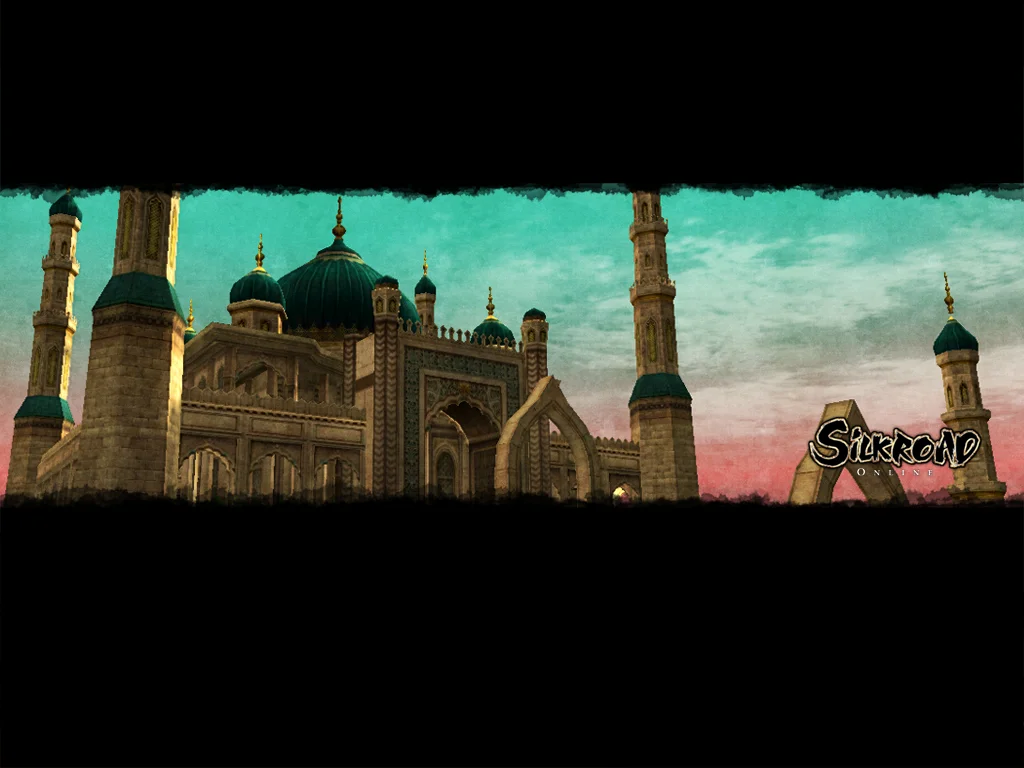 Silkroad artwork for Caravan trade: Jangan–Hotan